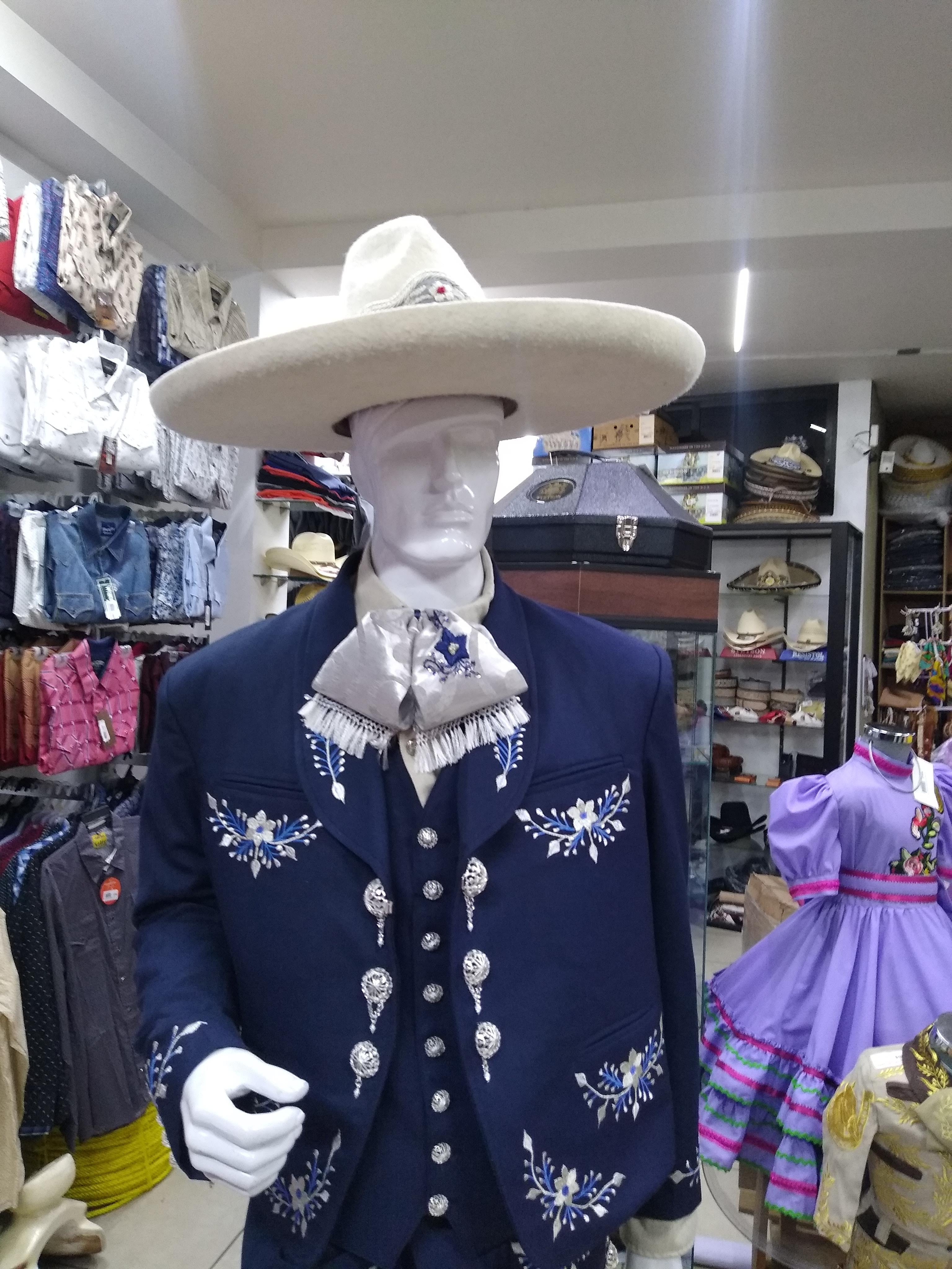 Traje de mariachi online azul