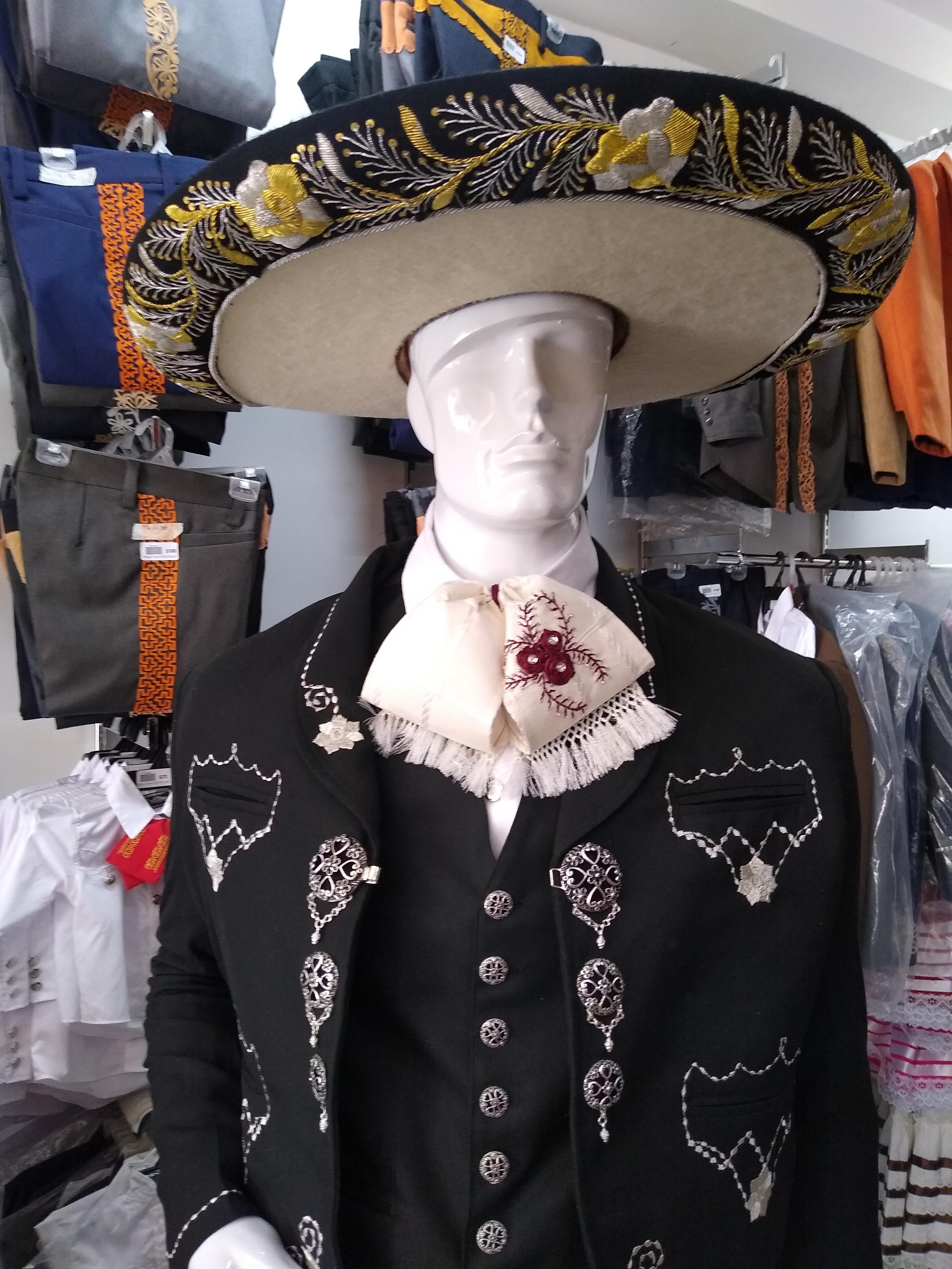 Traje best sale charro negro